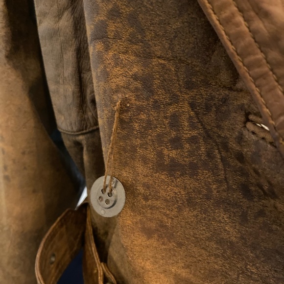 BB Dakota Leather Belted Moto Jacket - Picture 15 of 16